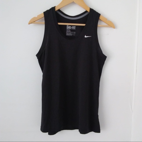 Nike Women Black Dri Fit Tank - Picture 2 of 4
